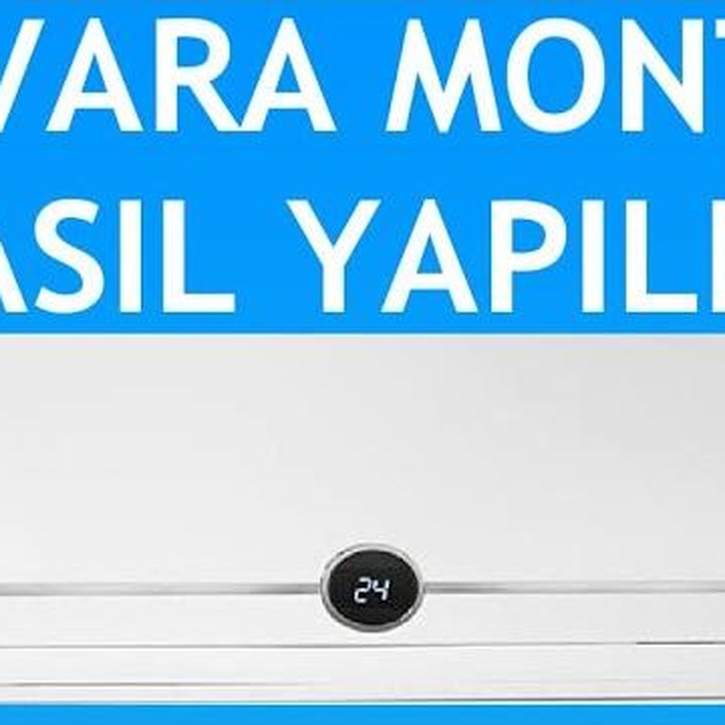 Metal Klima Duvara Montaj Kiti Beyaz 2
