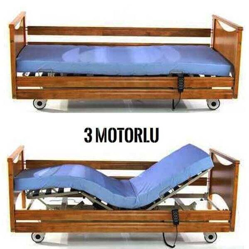 Elektrikli Hasta Yatağı 2 Motorlu Premium 3